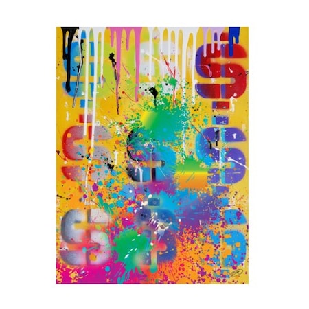 Oliver Nolan 'Money Splash IV' Canvas Art,18x24